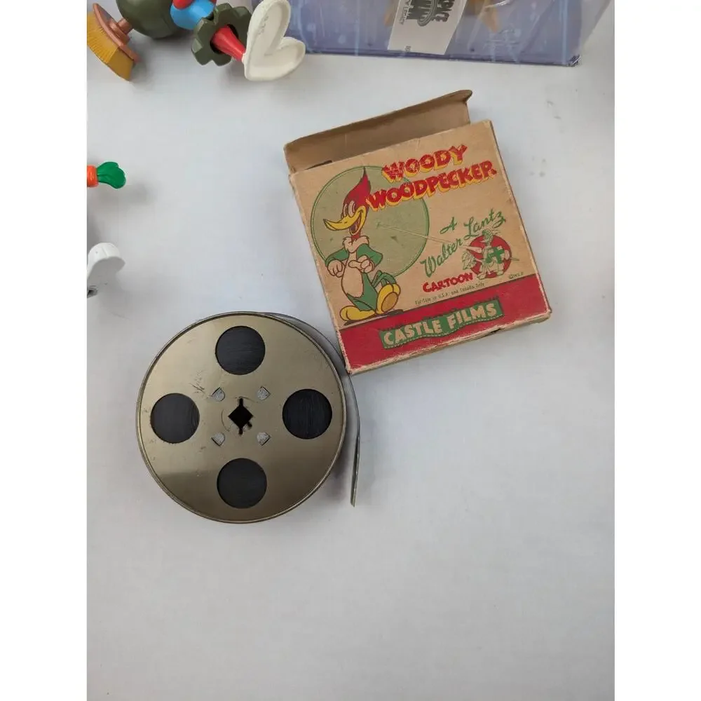 Vintage Castle Films Woody Woodpecker Beach Nut 16mm Silent Film Reel